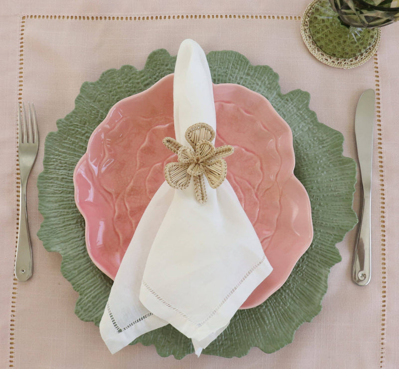 Orchid Napkin Ring: Apple Green