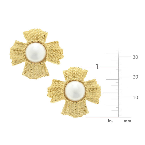 Gold Pierced Earrings