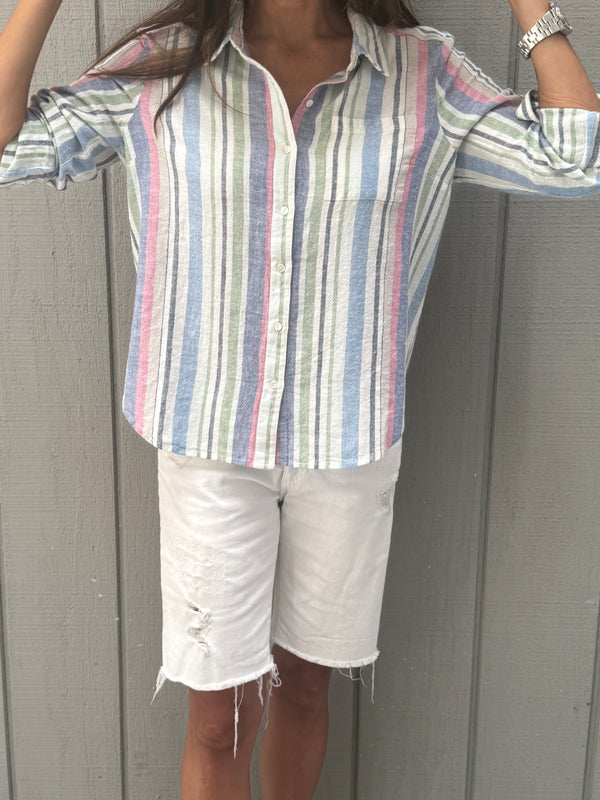 Lily Shirt Multi-Stripe