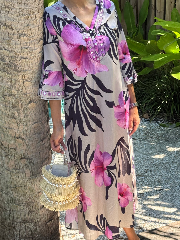 Lila Caftan