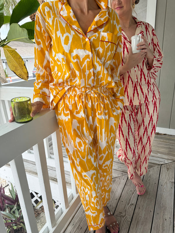 Marigold Ikat PJ set