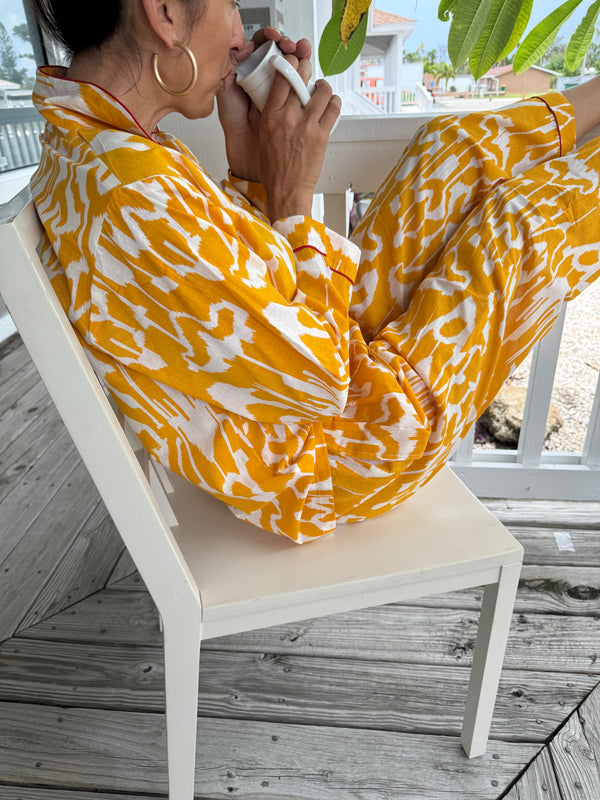 Marigold Ikat PJ set