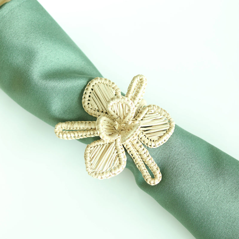 Orchid Napkin Ring: Apple Green
