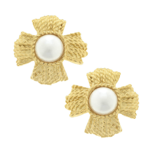 Gold Pierced Earrings